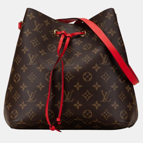 Coquelicot Red Pvc Leather Monogram Neonoe Shoulder Bag - Louis Vuitton - Modalova