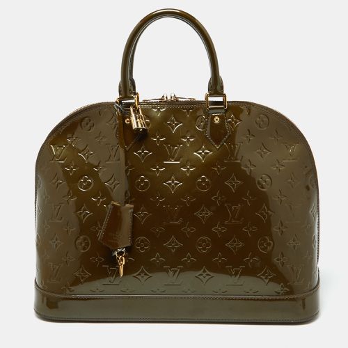 Vert Bronze Monogram Vernis Leather Alma GM Bag - Louis Vuitton - Modalova