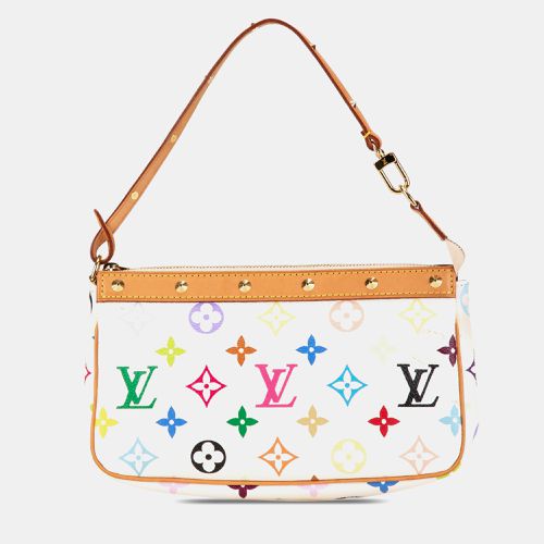 White Canvas Monogram Pochette Accessoires - Louis Vuitton - Modalova