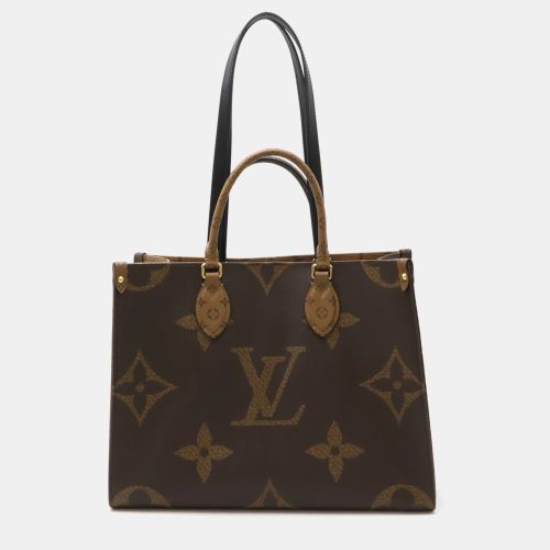 Canvas Monogram Giant OnTheGo MM Tote Bag - Louis Vuitton - Modalova