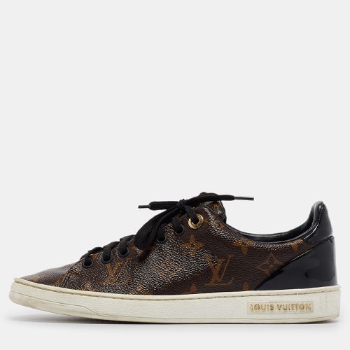 Black Monogram Canvas and Leather Frontrow Sneakers Size 37.5 - Louis Vuitton - Modalova