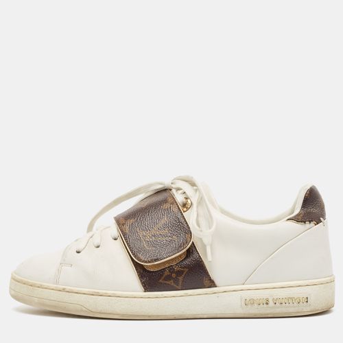 Brown Monogram Canvas and Leather Frontrow Sneakers Size 36 - Louis Vuitton - Modalova