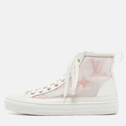 Leather Mesh and Leather Stellar Sneakers Size 37.5 - Louis Vuitton - Modalova