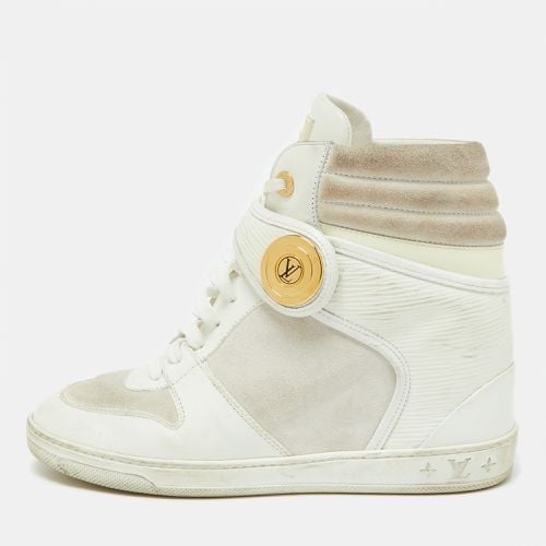 Epi Leather and Suede Postmark Wedge Sneakers Size 39 - Louis Vuitton - Modalova