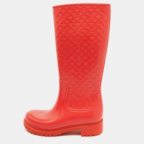 Coral Monogram Rubber Splash Rain Boots Size 38 - Louis Vuitton - Modalova