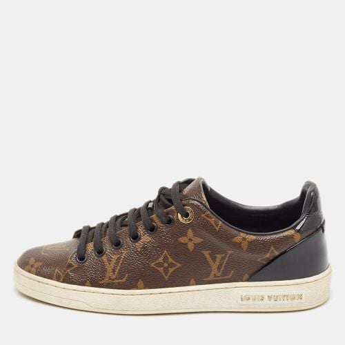 Black Monogram Canvas and Patent Leather Frontrow Sneakers Size 36 - Louis Vuitton - Modalova