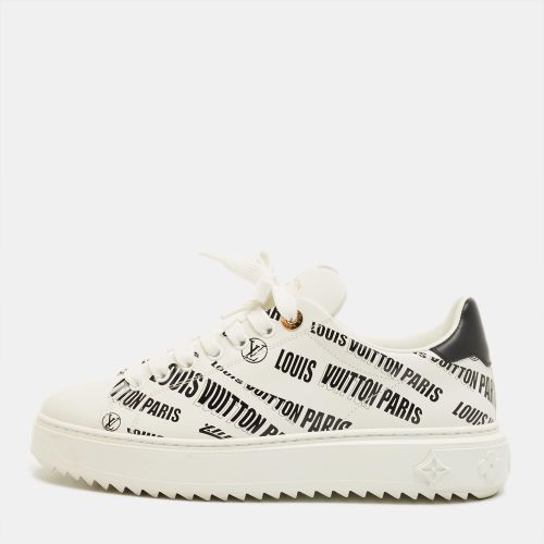 Black Leather Time Out Sneakers Size 38 - Louis Vuitton - Modalova