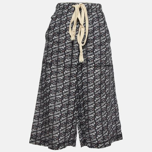 Printed Linen Culotte Pants XS - Loewe - Modalova