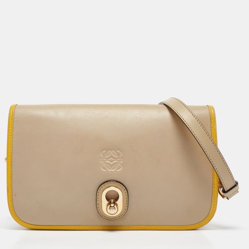 Yellow Leather Ines Flap Shoulder Bag - Loewe - Modalova