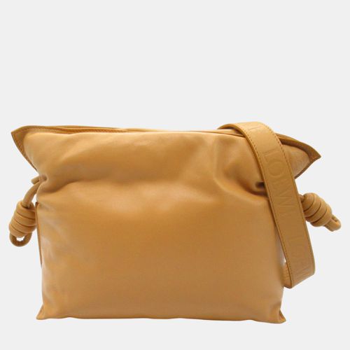 Camel Leather Flamenco Clutch Shoulder Bag - Loewe - Modalova