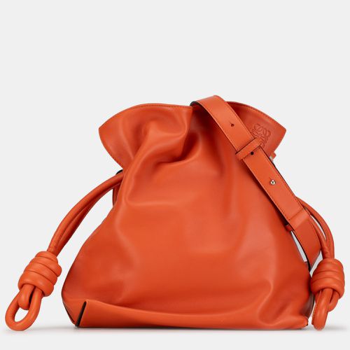 Leather Small Flamenco Knot Shoulder Bag - Loewe - Modalova