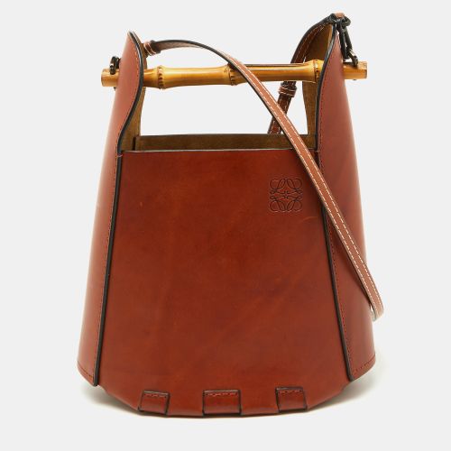 Leather Bamboo Bucket Bag - Loewe - Modalova