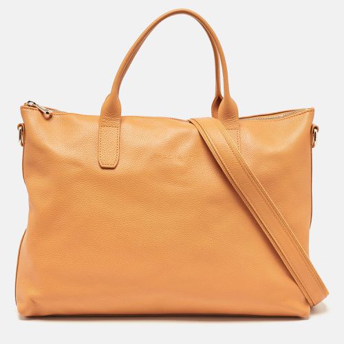 Leather Le Foulonné S Briefcase Bag - Longchamp - Modalova