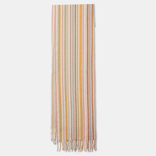 Multicolor Striped Cashmere Scarf - Loro Piana - Modalova