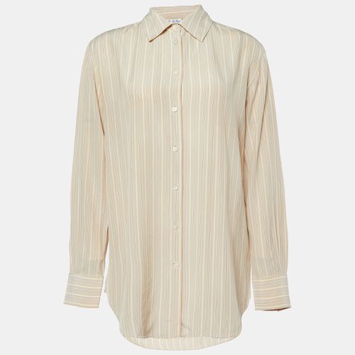 Stripe Print Silk Buttoned-Up Shirt M - Loro Piana - Modalova