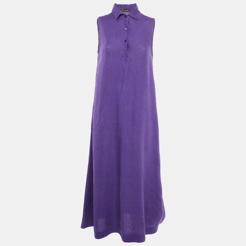 Linen Sleeveless Long Dress M - Loro Piana - Modalova