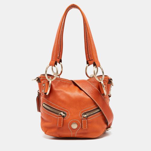 Lancel Orange Leather Pocket Hobo - Lancel - Modalova