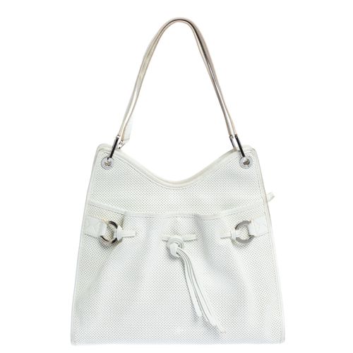 Lancel White Leather Shoulder Bag - Lancel - Modalova