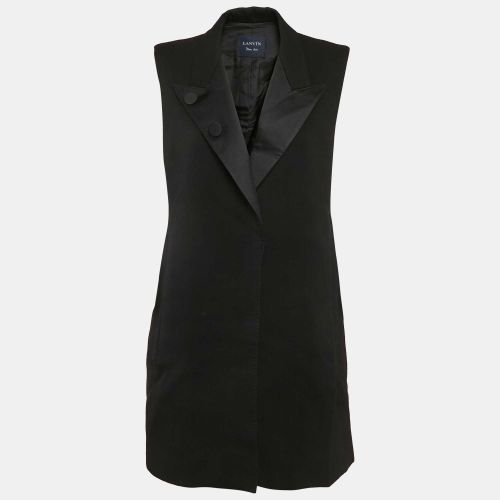 Lanvin Black Wool Sleeveless Coat L - Lanvin - Modalova