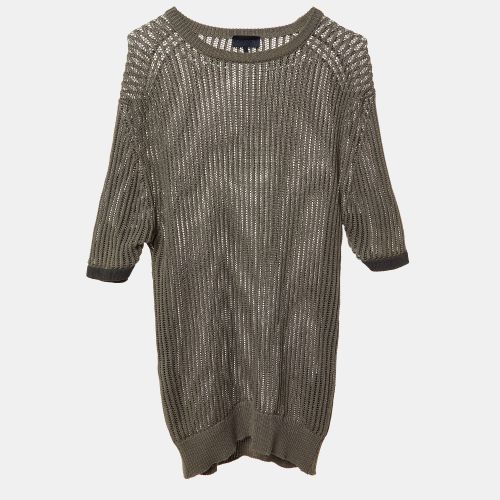 Patterned Cotton Knit Sweater XL - Lanvin - Modalova