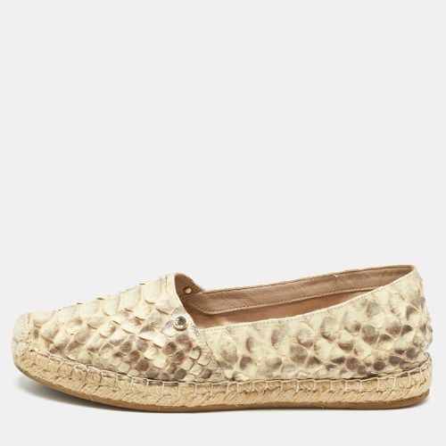 Brown Python Espadrille Flats Size 37 - Le Silla - Modalova