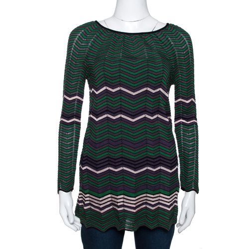 Pointelle Knit Long Sleeve Top S - M Missoni - Modalova