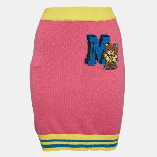 Embroidered Knit Mini Skirt M - Moschino Couture - Modalova