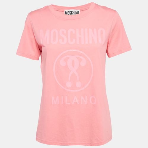 Logo Print Jersey T-Shirt M - Moschino Couture - Modalova