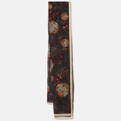 Larioseta Floral Print Silk Scarf - Moschino - Modalova