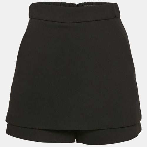 Maje Black Stretch Crepe Shorts XS - Maje - Modalova