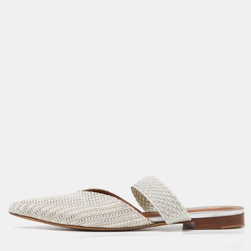 Woven Canvas Maisie Flat Mules Size 37.5 - Malone Souliers - Modalova