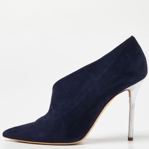 Suede D'orsay Pointed Toe Pumps Size 39 - Malone Souliers - Modalova