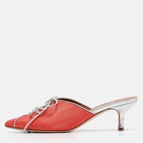 Coral Grosgrain Victoria Mules Size 36 - Malone Souliers - Modalova