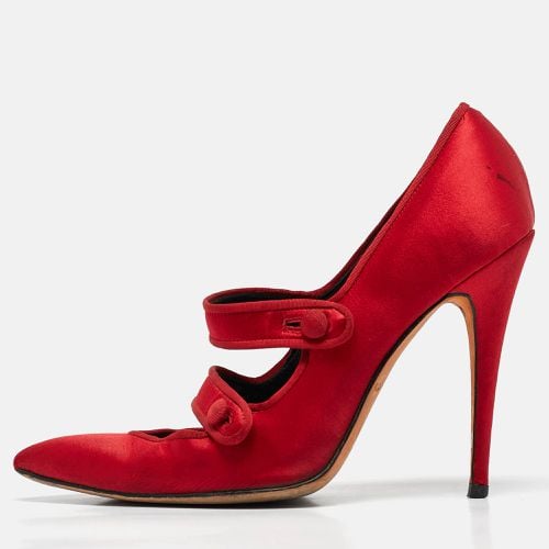 Satin D'orsay Pumps Size 37 - Manolo Blahnik - Modalova