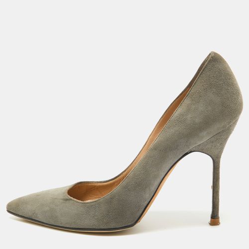 Suede BB Pumps Size 38 - Manolo Blahnik - Modalova