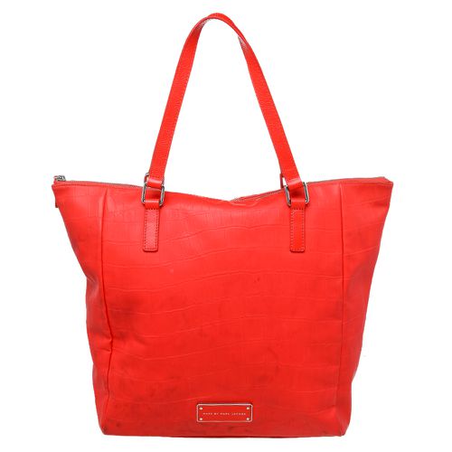 Bright Croc Embossed PVC And Leather Tote - Marc by Marc Jacobs - Modalova