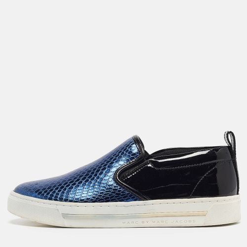 Patent and Python Embossed Leather Slip On Sneakers Size 36 - Marc by Marc Jacobs - Modalova