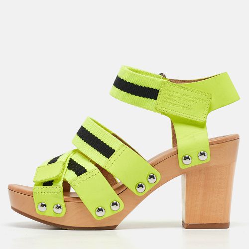 Canvas and Leather Ankle Strap Sandals Size 37 - Marc by Marc Jacobs - Modalova