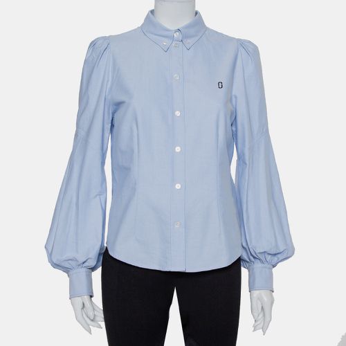 Cotton Paneled Puff Sleeve Detail Fitted Shirt M - Marc Jacobs - Modalova