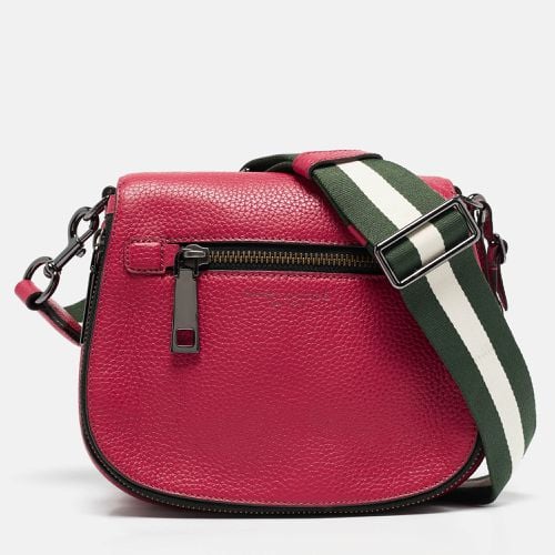 Fuchsia Leather Recruit Nomad Saddle Shoulder Bag - Marc Jacobs - Modalova