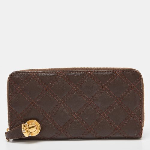 Quilted Leather Deluxe Zip Around Wallet - Marc Jacobs - Modalova