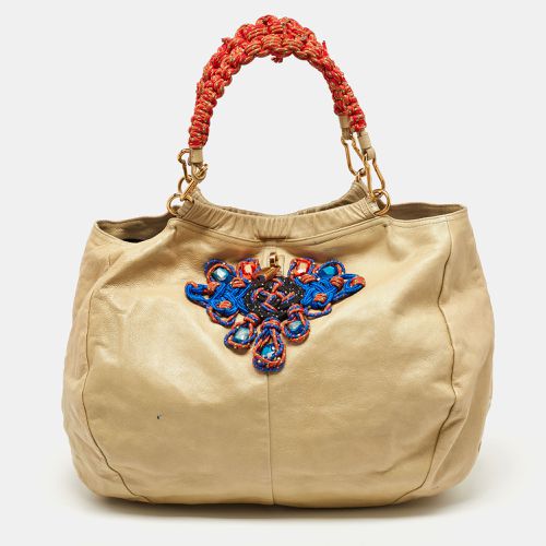 Leather Embellished Hobo - Marc Jacobs - Modalova