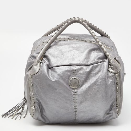 Grey Leather Studded Hobo - Marc Jacobs - Modalova