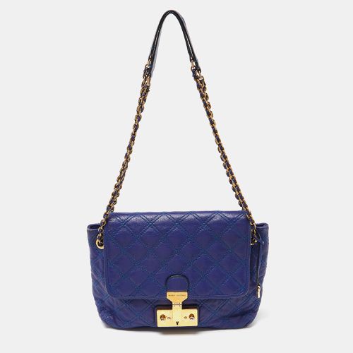 Quilted Leather Flap Crossbody Bag - Marc Jacobs - Modalova