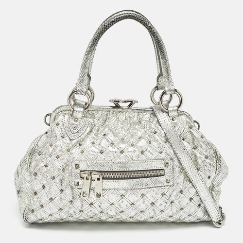 Textured Quilted Leather Stam Satchel - Marc Jacobs - Modalova