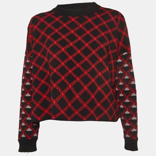 Red Patterned Wool Sweater S - Marni - Modalova