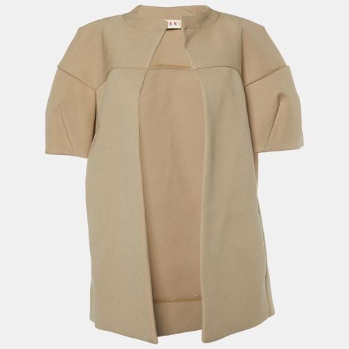 Crepe Open Front Jacket S - Marni - Modalova