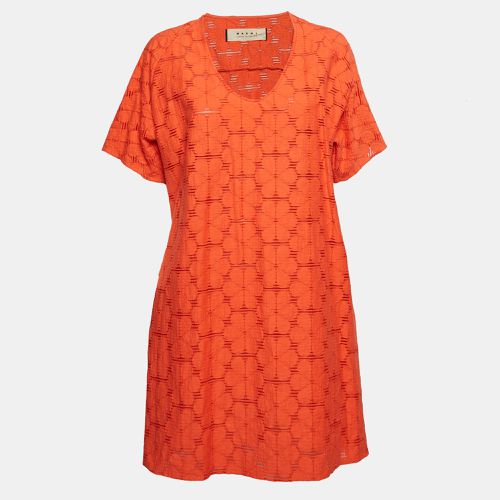 Patterned Cotton Mini Dress S - Marni - Modalova