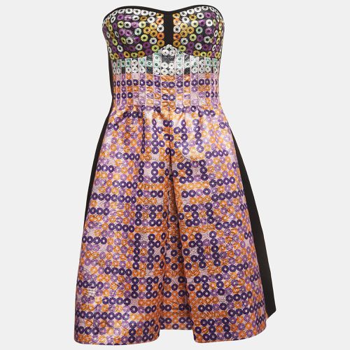 Jacquard Strapless Mini Dress M - Mary Katrantzou - Modalova