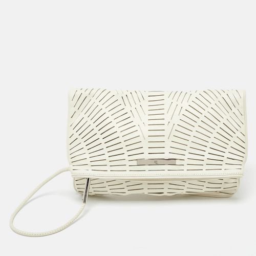 Off Laser Cut Fold Over Clutch - McQ by Alexander McQueen - Modalova